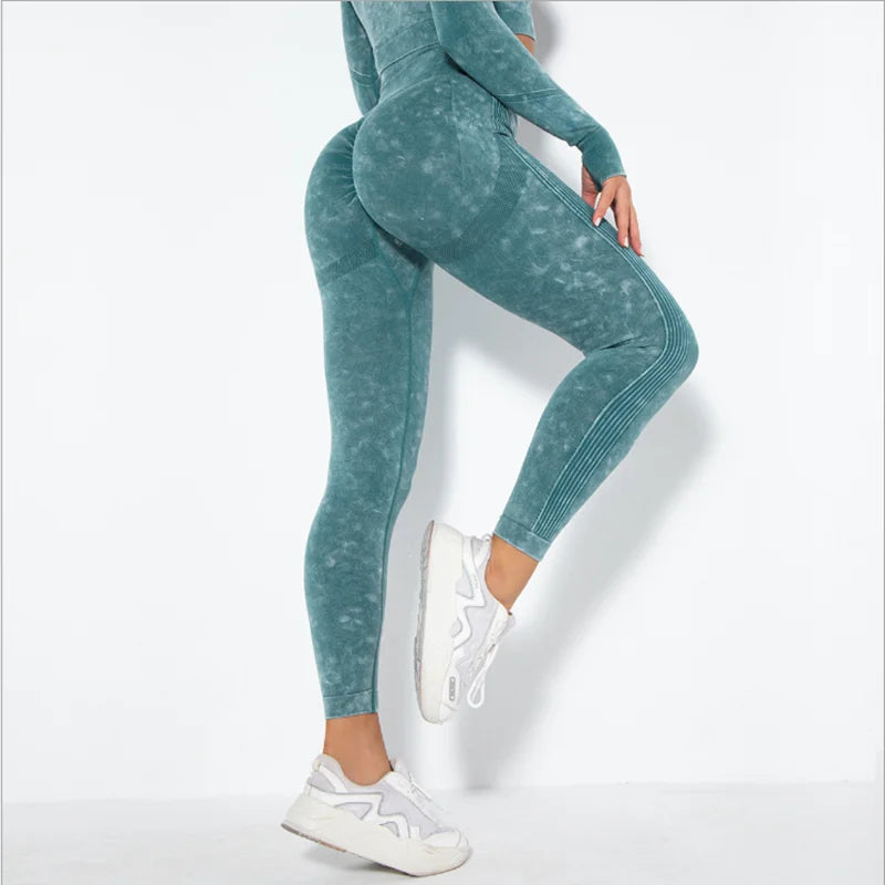 Seamless High Waist Gym Workout Belly Control Fitness Butt Lifting Sports Leggings