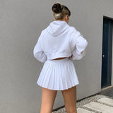 Embroidery Summer Tennis Mini Skirt