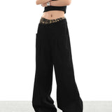 Vintage Streetwear High Waist Wide Leg Denim Jeans