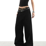 Vintage Streetwear High Waist Wide Leg Denim Jeans