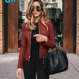 PU Leather Thick Warm Jacket