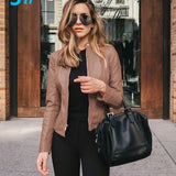 PU Leather Thick Warm Jacket