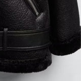 New Faux Leather Double Sided Coat