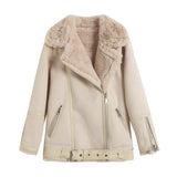New Faux Leather Double Sided Coat
