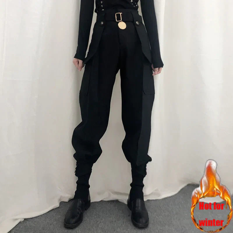 High Waist Vintage Harajuku Cargo Halloween Pants