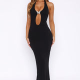 Never Be Friends Maxi Dress Black