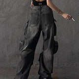 Baggy Y2K Goth Cyber Halloween Pants