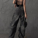 Baggy Y2K Goth Cyber Halloween Pants