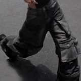Baggy Y2K Goth Cyber Halloween Pants