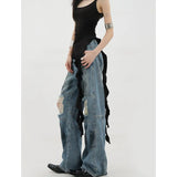 Ripped Harajuku Oversize Trashy Denim Jeans