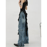 Ripped Harajuku Oversize Trashy Denim Jeans