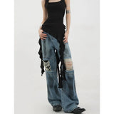 Ripped Harajuku Oversize Trashy Denim Jeans