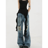 Ripped Harajuku Oversize Trashy Denim Jeans