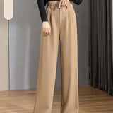Cargo Loose Drawstring Low Waist Casual Streetwear Baggy Wide Leg Trouser
