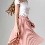 Chiffon High Waist Tutu Midi Summer Style Skirt