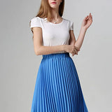 Chiffon High Waist Tutu Midi Summer Style Skirt