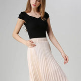 Chiffon High Waist Tutu Midi Summer Style Skirt