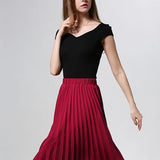 Chiffon High Waist Tutu Midi Summer Style Skirt