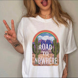 Women Clothing Print Female Top Short Sleeve Tee