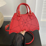 Large Capacity Coffin Shape Phone Shoulder PU Top Handle Travel Cosmetic Crossbody Bag