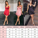 Women Sleeveless Solid Mini Dress Fashion Ladies Strappy V-Neck Summer Holiday Beach Casual Slim Dress Sundress New