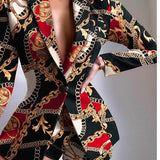 Colorful Long Sleeve Blazer
