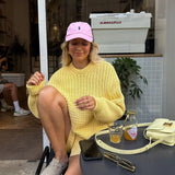 Women Solid Round Neck Knitted Shorts Suit Elegant Long Lantern Sleeve Sweater
