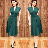 Women Stretch High Waist Elegant Dress Ladies Evening Party Formal Work Business Office Bodycon Midi Dress