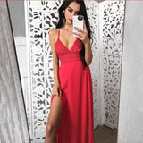 Ladies High Waist Long Maxi Dress Sundress