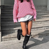 Round Neck Long Sleeves Fashion Sweater