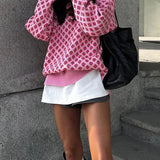 Round Neck Long Sleeves Fashion Sweater