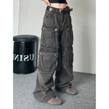 Women's Baggy Cargo Jeans Pants