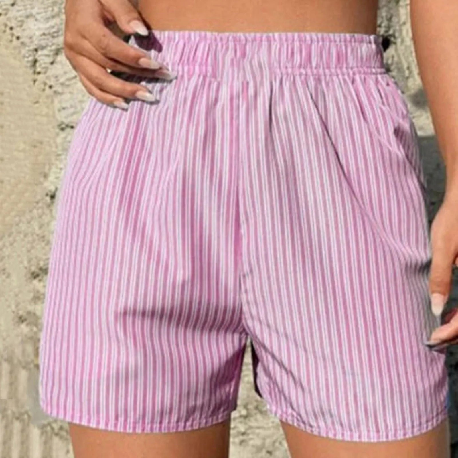 Women's Shorts Summer High Waist Casual Fashion Femme 2025 New Fitness Sport Shorts