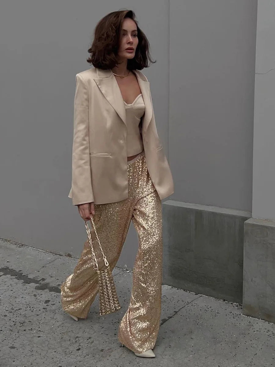 InsY2K Pearl Straight Mop Fall/Winter 2025 Pants