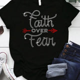Casual Bricked Letter Print T-Shirts