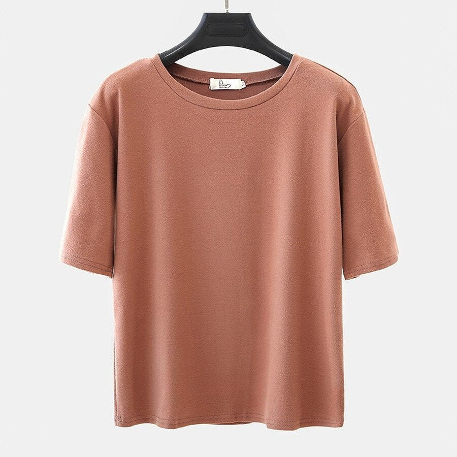 Short Sleeve Basic Oversized Tee