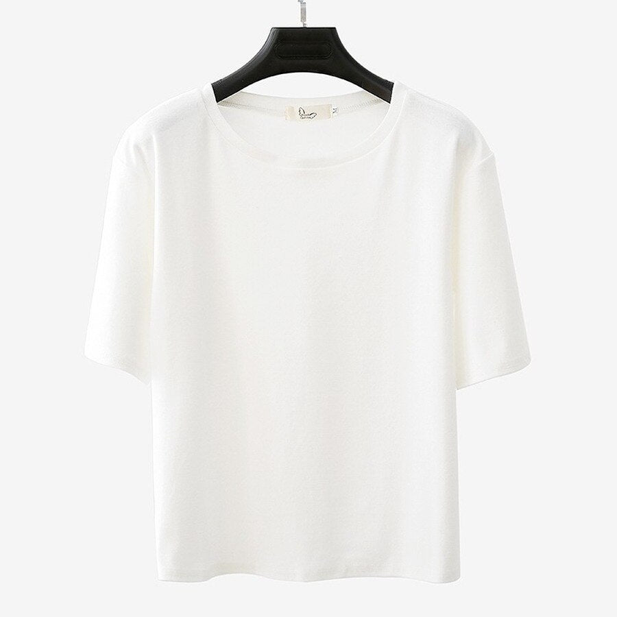 Short Sleeve Basic Oversized Tee