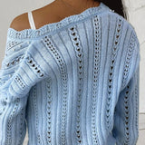 Pearl Decorated Stretch Knitted Sweater
