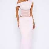 Girls Night Maxi Dress Baby Pink