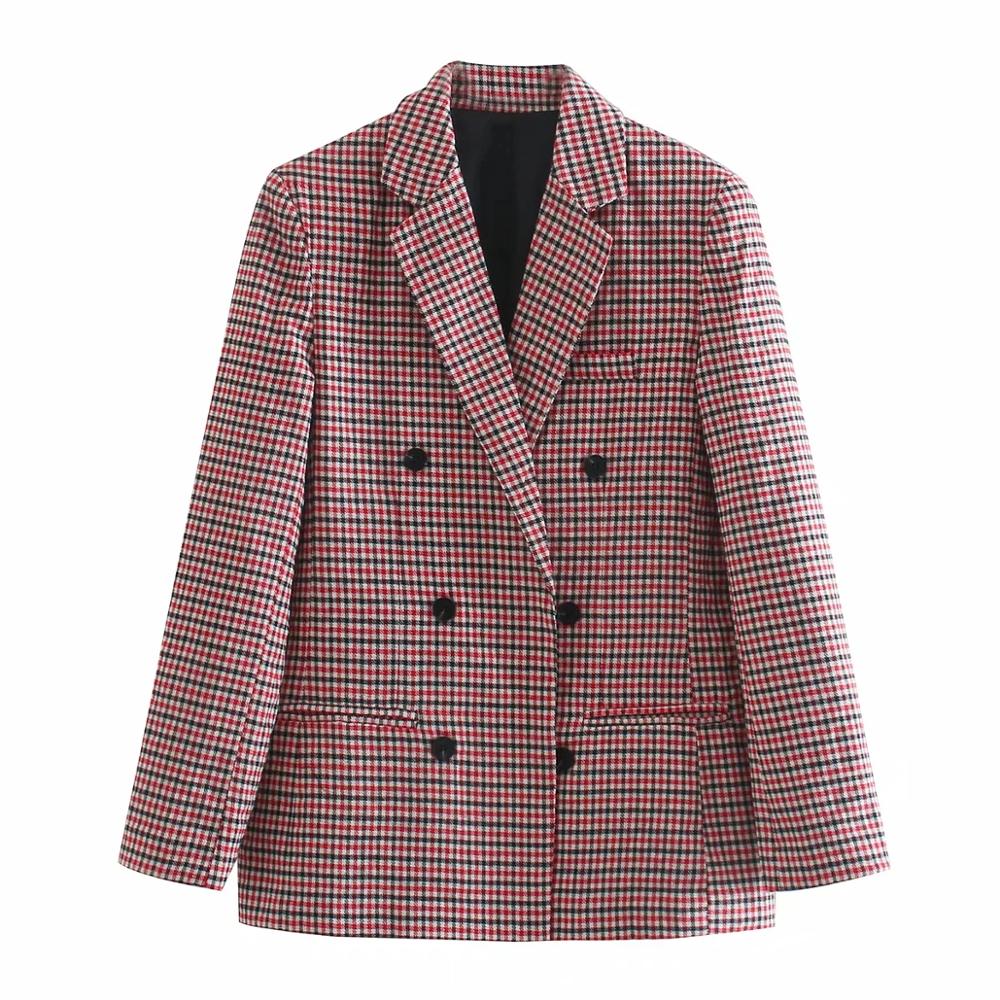 Fashion Office Wear Double Breasted Blazers
