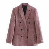 Fashion Office Wear Double Breasted Blazers