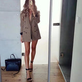 Fashion Office Wear Double Breasted Blazers
