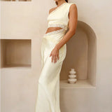 Emily One Shoulder Maxi Dress - Yellow