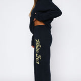 The Good Life Wide Leg Sweatpants Navy