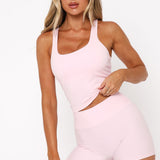 Stronger High Waisted Shorts 3" Ballet Pink