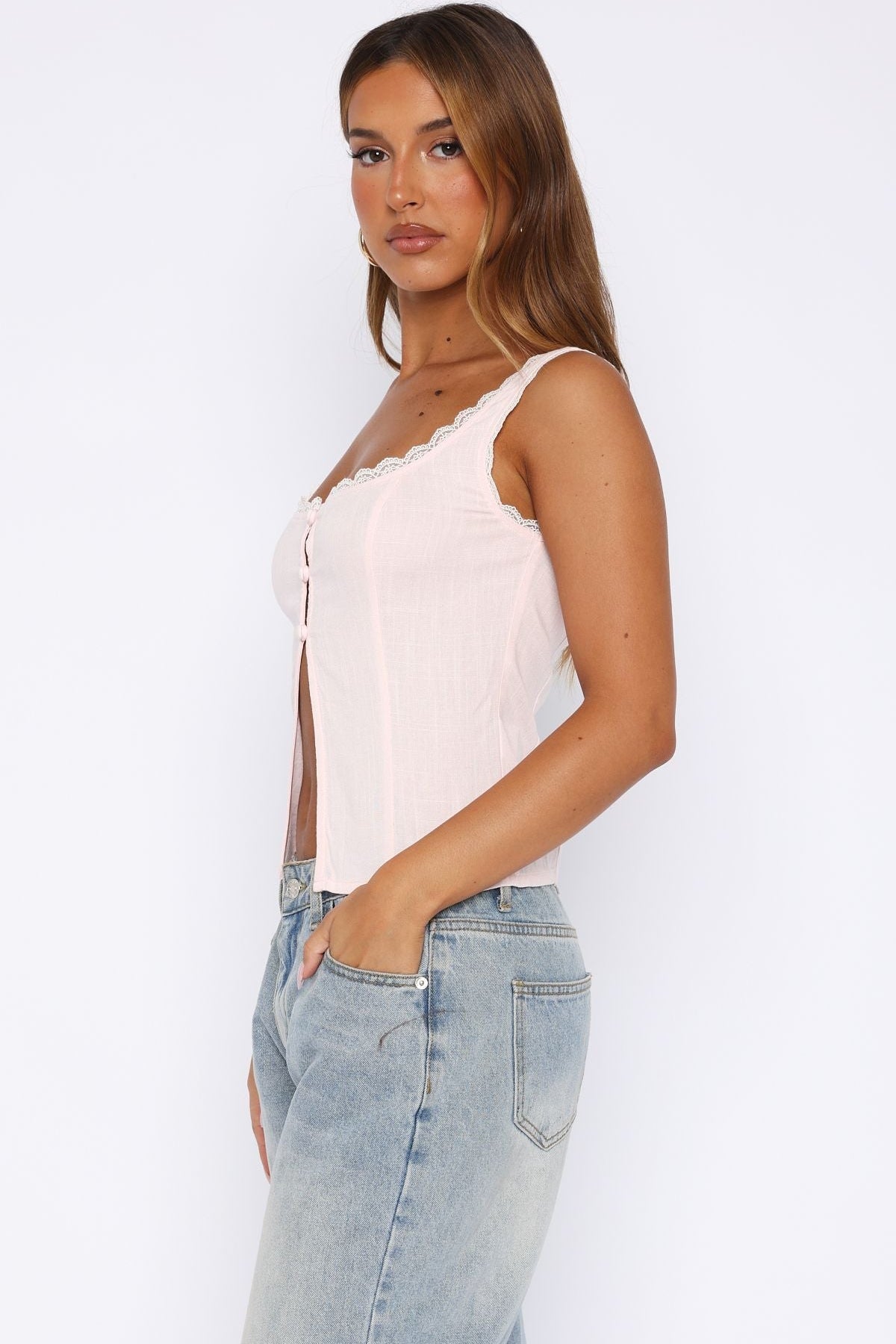 All This Love Top Baby Pink
