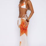 Luminous Maxi Skirt Marigold Twist