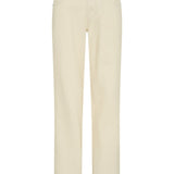 Zara Low Rise Straight Leg Jeans Cream