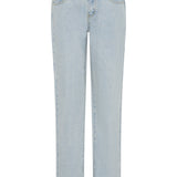 Zara Low Rise Straight Leg Jeans Light Blue