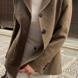 Slim Wool Coat Blazer